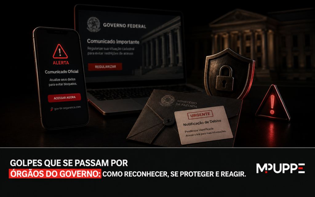 Golpes que imitam órgãos do governo federal e orientações de proteção digital